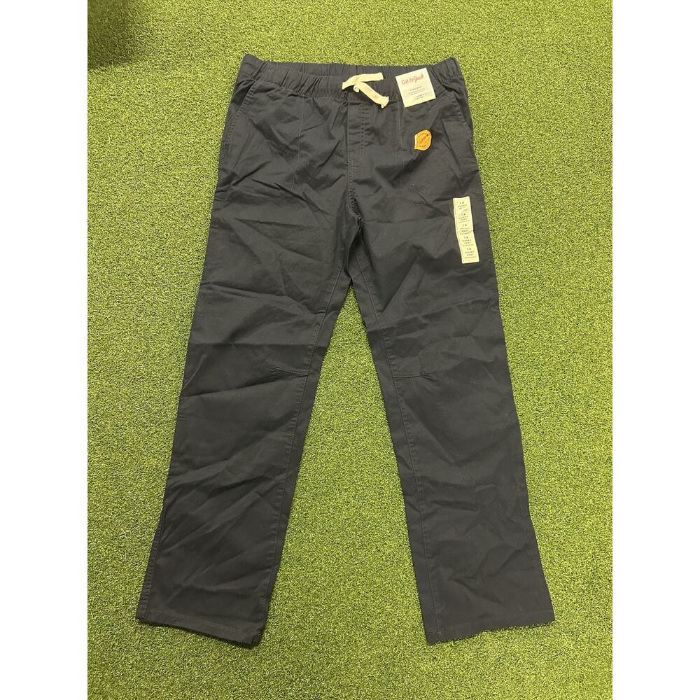 Boys' Pull-On Woven Pants - Cat & Jack - Black -18 Husky